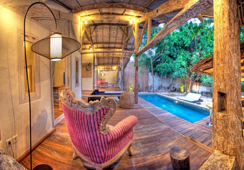 Villa Rumah Rinda Гили Траванган Номер фото